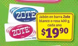 Soriana Híper Jabón en barra Zote oferta