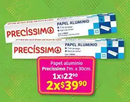 Soriana Híper Papel aluminio Precíssimo 7m x 30cm oferta