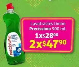 Soriana Híper Lavatrastes limón Precíssimo 900 ml oferta