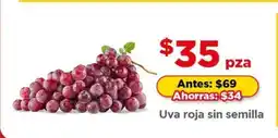 Bodega Aurrerá Uva roja sin semilla oferta