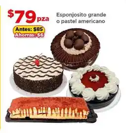 Bodega Aurrerá Esponjosito grande o pastel americano oferta
