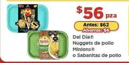 Bodega Aurrerá Del Día Nuggets de pollo Minlons o Sabanitas de pollo oferta