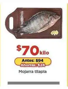 Bodega Aurrerá Mojarra tilapia oferta