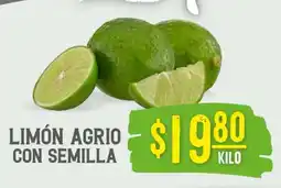 Soriana Súper Limón Agrio con Semilla oferta