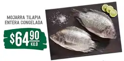 Soriana Súper Mojarra tilapia entera congelada oferta