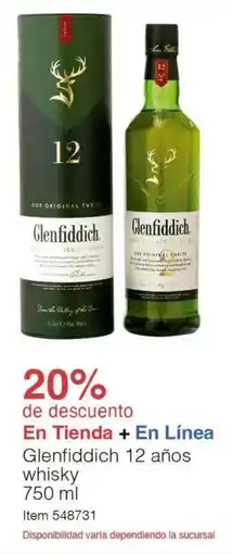 Costco Whisky glenfiddich 12 años oferta