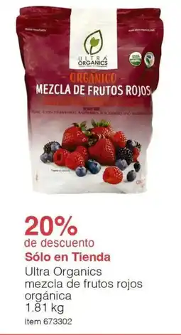 Costco Ultra organics mezcla de frutos rojos orgánica oferta