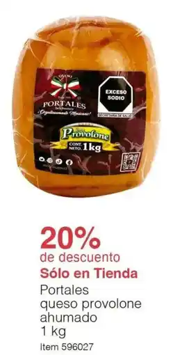Costco Portales queso provolone ahumado oferta