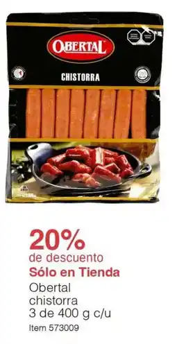 Costco Obertal chistorra oferta