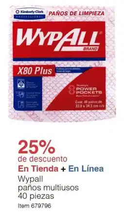 Costco Wypall paños multiusos oferta