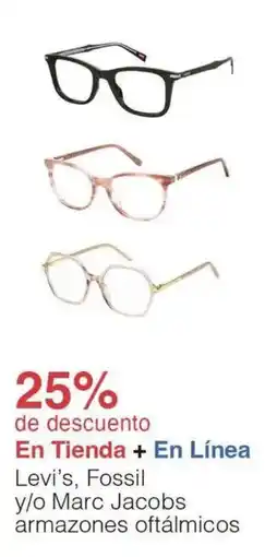 Costco Levi's, fossil y/o marc jacobs armazones oftálmicos oferta