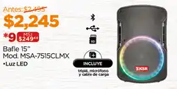 Chedraui KSR Bafle 15" oferta