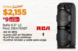 Chedraui RCA Bafle 6.5" oferta