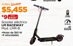 Chedraui Scooter eléctrico lm raceway oferta