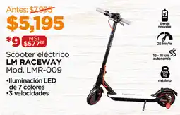 Chedraui Scooter eléctrico lm raceway oferta