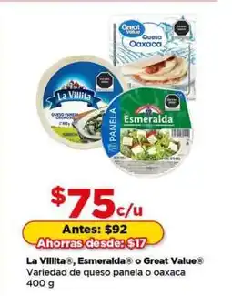 Bodega Aurrerá La Villita , Esmeralda o Great Value oferta