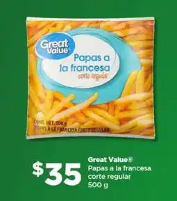 Bodega Aurrerá Great Value Papas a la francesa corte regular oferta