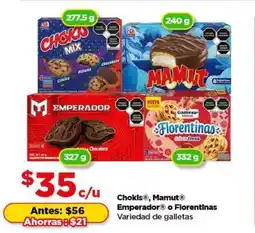 Bodega Aurrerá Chokis , Mamut , Emperador o Florentinas oferta