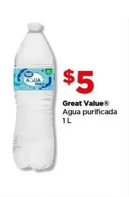 Bodega Aurrerá Great Value Agua purificada oferta