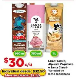 Bodega Aurrerá Lala Yomi, Alpura Vaquitas o Santa Clara oferta