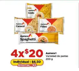 Bodega Aurrerá Aurrera Variedad de pastas oferta