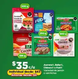 Bodega Aurrerá Aurrera , Bafar , Chimex o Fud oferta