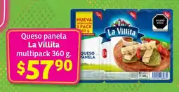Soriana Híper Queso panela La Villita multipack 360 g oferta