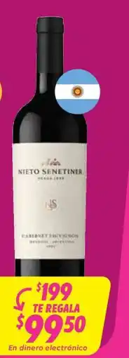 Soriana Híper Nieto Senetiner Cabernet Sauvignon oferta