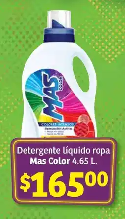 Soriana Híper Detergente líquido ropa Mas color 4.65 L oferta