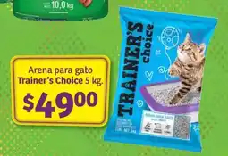 Soriana Híper Arena para gato Trainer’s Choice 5 kg oferta