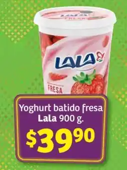 Soriana Híper Yoghurt batido fresa Lala 900 g oferta