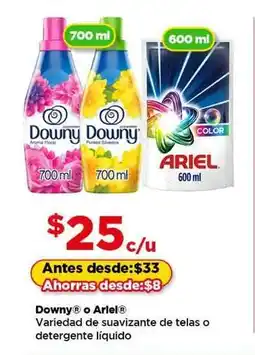 Bodega Aurrerá Downy o Ariel oferta