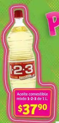 Soriana Híper Aceite comestible mixto 1-2-3 oferta