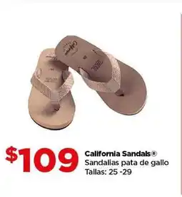 Bodega Aurrerá California Sandals oferta