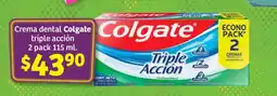Soriana Híper Crema dental Colgate triple acción oferta