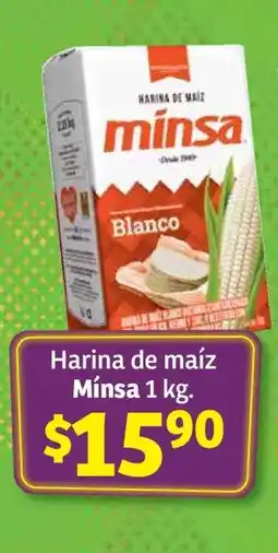 Soriana Híper Harina de maíz Minsa 1 kg oferta