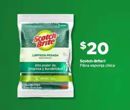 Bodega Aurrerá Scotch-Brite Fibra esponja chica oferta
