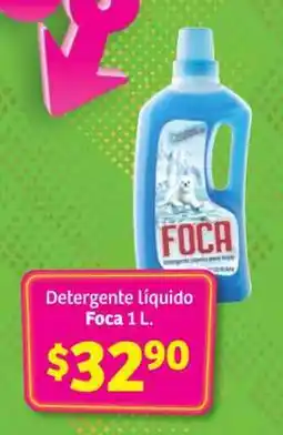 Soriana Híper Detergente líquido Foca 1 L oferta