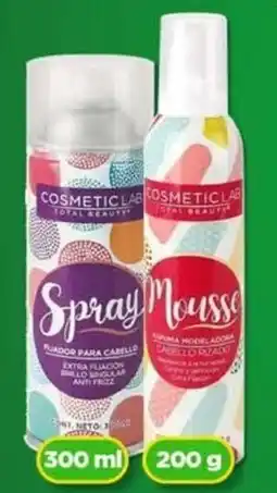 Bodega Aurrerá Cosmetic Lab Fijador o espuma modeladora para cabello oferta