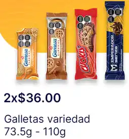 OXXO Galletas variedad oferta