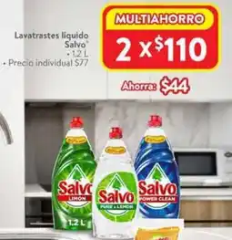 Walmart Salvo lavatrastes liquido oferta