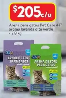 Walmart Arena para gatos pet care 4f aroma lavanda o te verde oferta