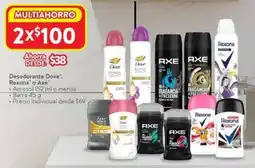 Walmart Desodorante Dove Rexona o Axe oferta