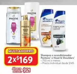 Walmart Shampoo o acondicionador Pantene o Head & Shoulders oferta