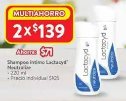 Walmart Lactacyd Neutralize Shampoo intimo oferta
