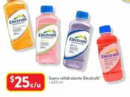 Walmart Suero rehidratante Electrolit oferta
