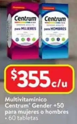 Walmart Centrum multivitamínico oferta