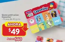 Walmart Danonino queso petit suisse oferta