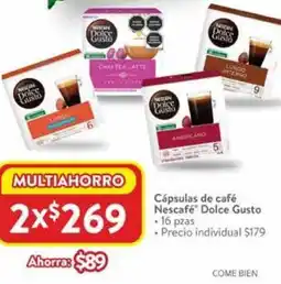 Walmart Nescafé cápsulas de café dolce gusto oferta