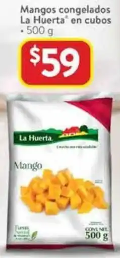 Walmart La huerta mangos congelados en cubos oferta